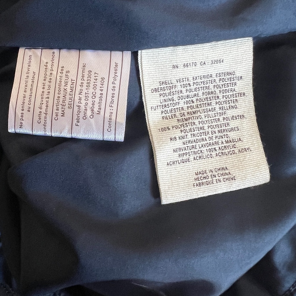 Daughters of the Liberation Navy Toggle Cape Puffer Jacket Anthropologie M - Picture 7 of 10